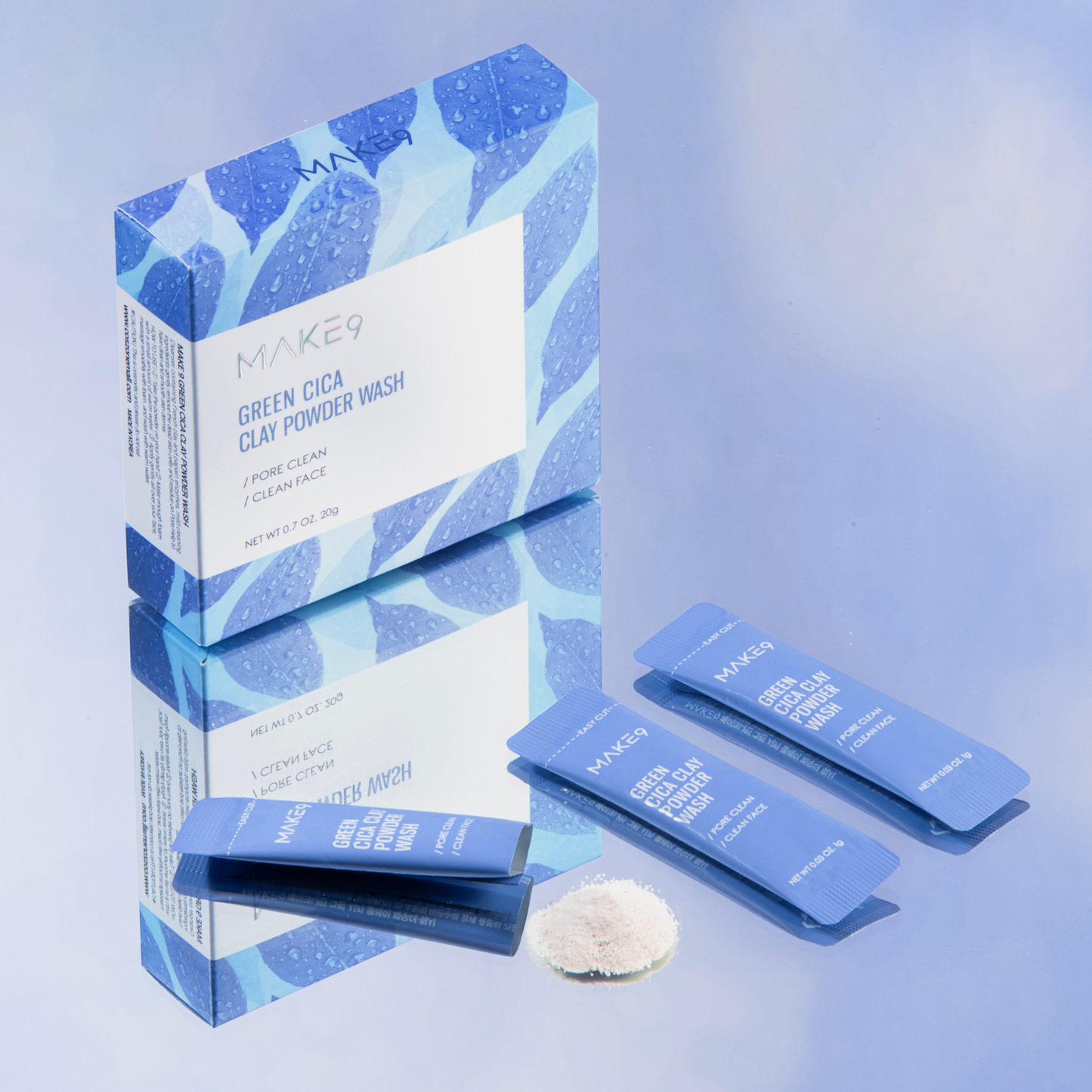 Make9 Green Cica Clay Face Wash
