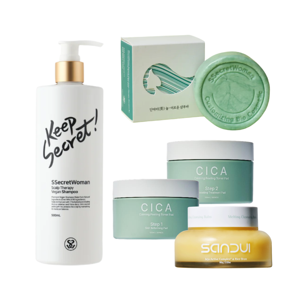 LUXURY ESSENTIALS KIT -  HAIR & SKINCARE ROUTINE SET